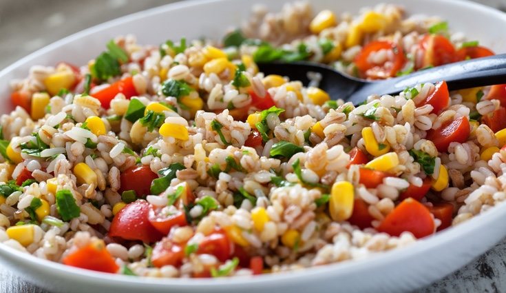 Una ensalada es lo más fácil y rápido de preparar
