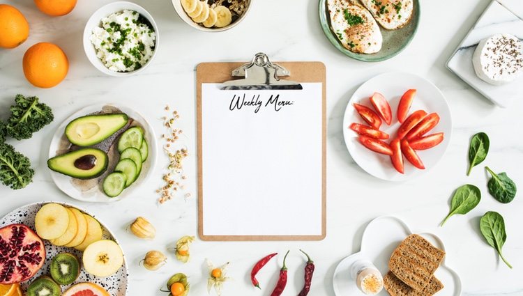 Hacer un menú te ayudará a llevar una dieta equilibrada