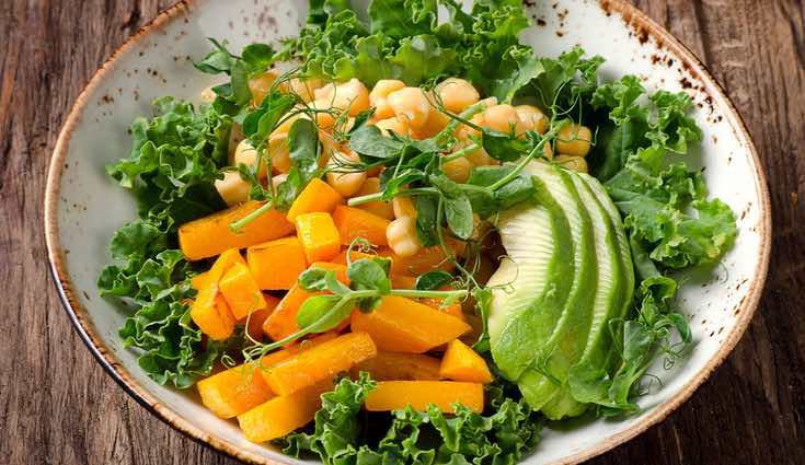 Kale con calabaza