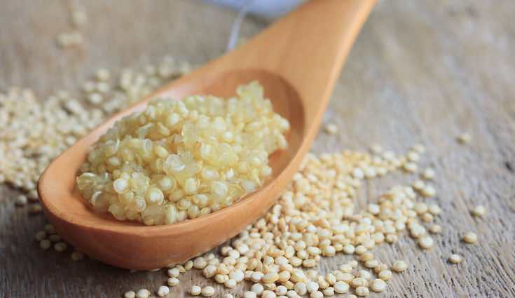 La quinoa tiene más calorías que el arroz