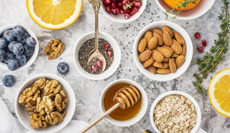 Semillas, cereales, frutos secos... no deben faltar en una dieta equilibrada