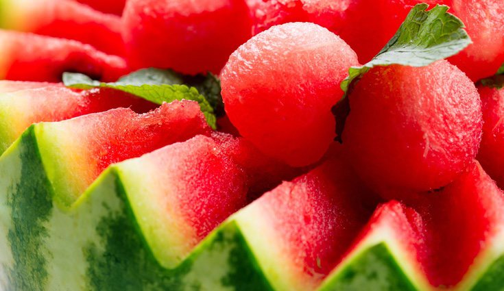 Un 91% de la sandía es agua, lo que la convierte en un alimento muy hidratante y saciante
