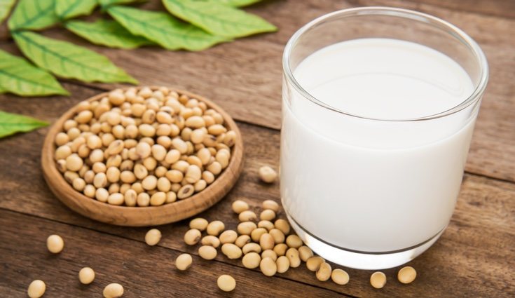La leche de soja es la leche vegetal más consumida
