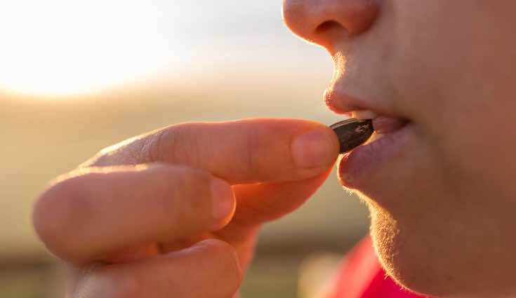 Nunca se puede comer una única pipa