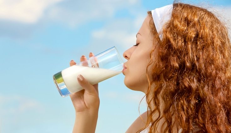 cuantas calorias tiene la leche entera de vaca