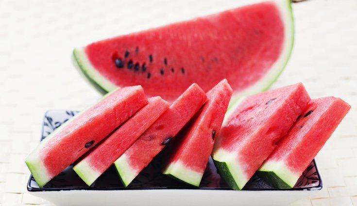 La sandía es una fruta en baja calorías