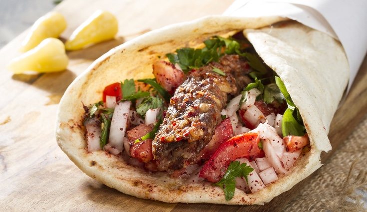 El kebab tiene muchas grasas saturadas