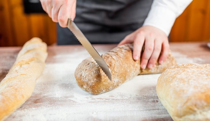 En la zona de la miga se concentra más cantidad de agua