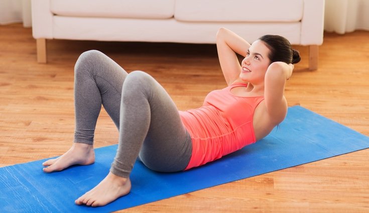 Los abdominales son ideales para fortalecer el abdomen
