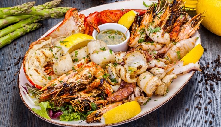 El marisco está completamente prohibido para las personas con un nivel de colesterol alto