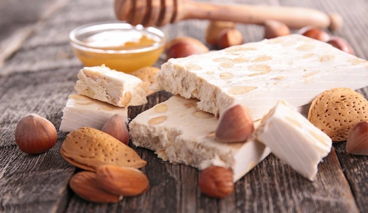 Hay que tener cuidado con el turrón. Es un alimento con muchas calorías
