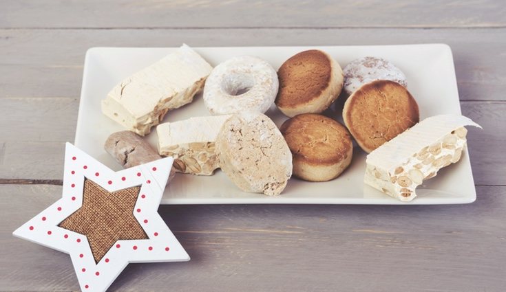El polvorón es una torta pequeña típica de las fiestas de Navidad