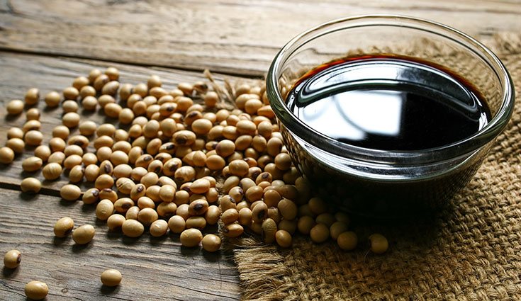 La salsa de soja es una fuente de proteína