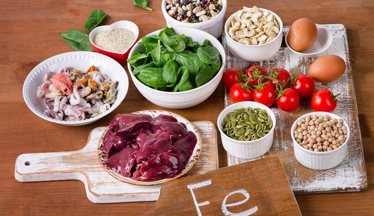 El hierro se puede equilibrar ingiriendo alimentos que lo posean
