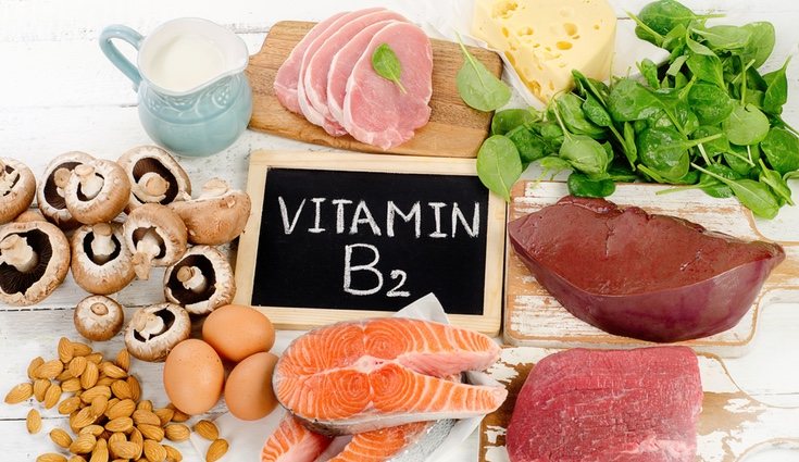 La vitamina B2 no se entra solo en la leche