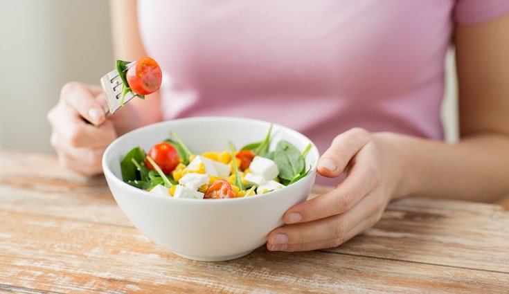 Una cena equilibrada sin alimentos procesados