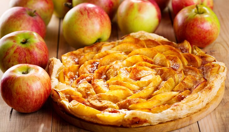 La tarta de manzana es una receta muy alta en azúcar y grasas saturadas