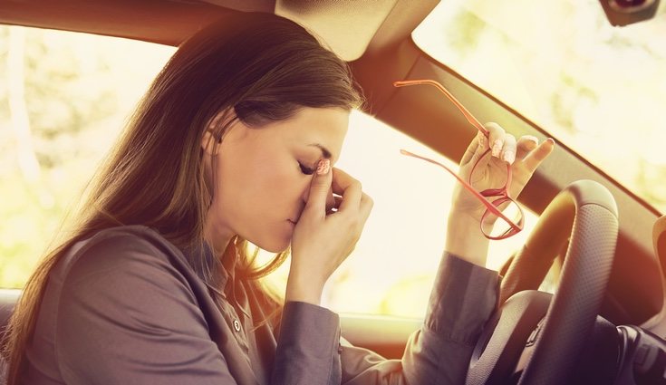 Es convieniente evitar coger el coche si padeces fatiga
