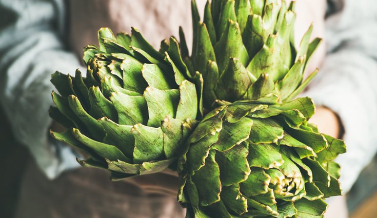 La alcachofa es un alimento hipocalórico ideal para los periodos de dietas estrictas