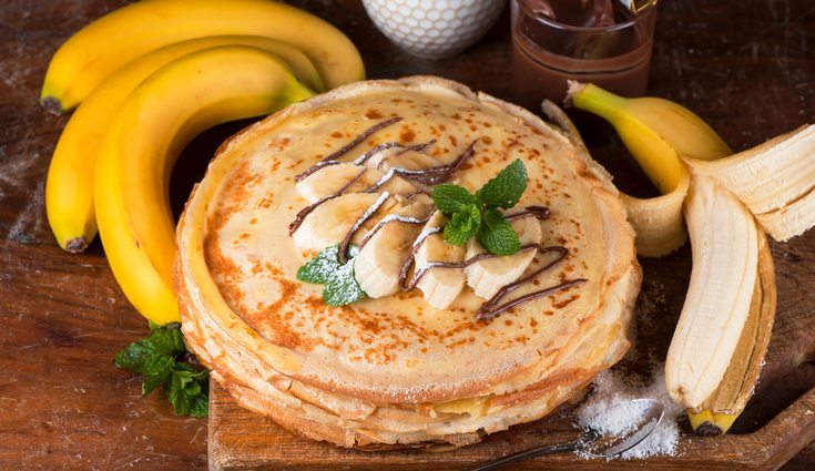 Las tortitas de plátano son deliciosas y saludables