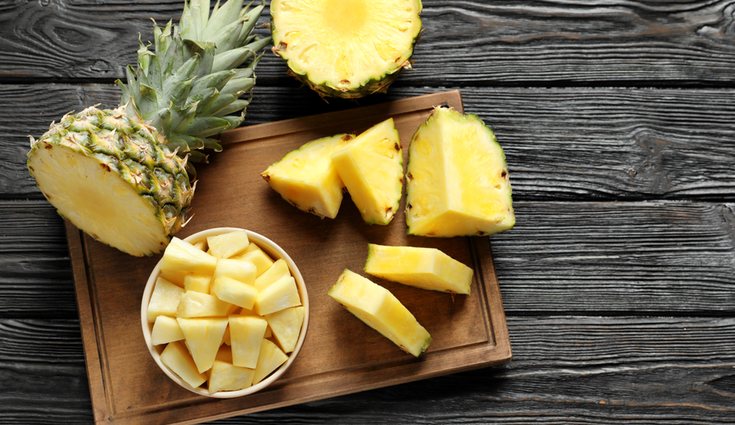 La piña es saludable a cualquier hora del día y en todas las comidas