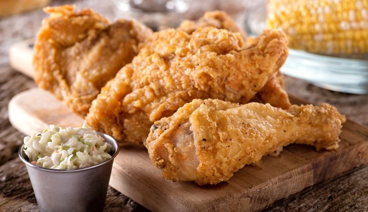 Los productos fritos suelen estar además rebozados