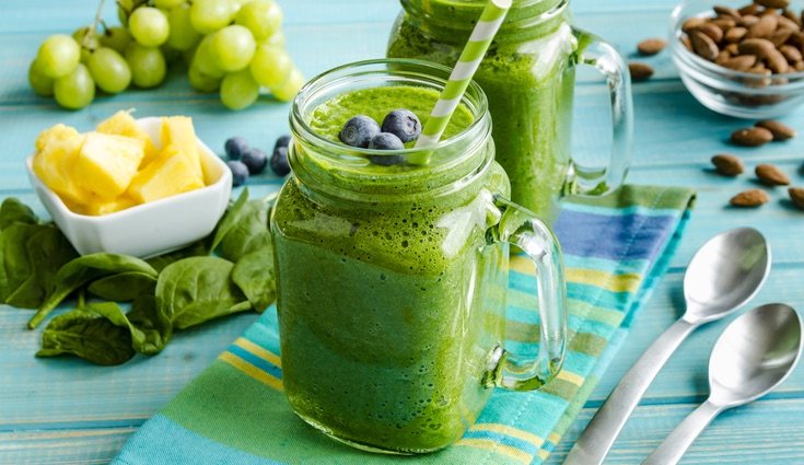 El smoothie verde es el más diurético de todos