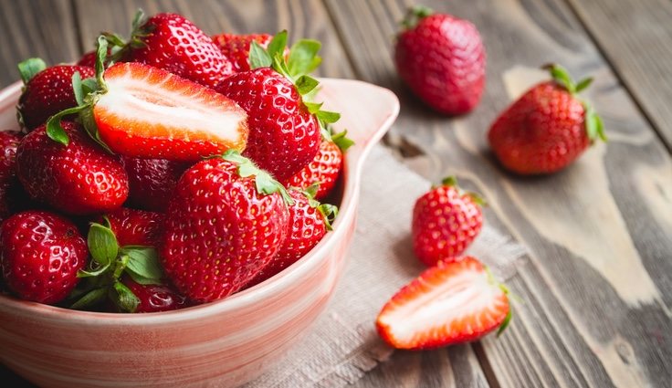 Las fresas suelen tiene un nivel de calorías bajo