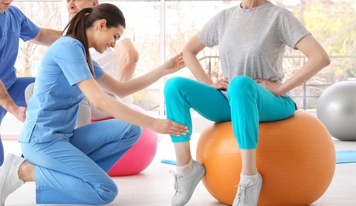 Anteriormente se utlizaba la pelota solo para la fisioterapia