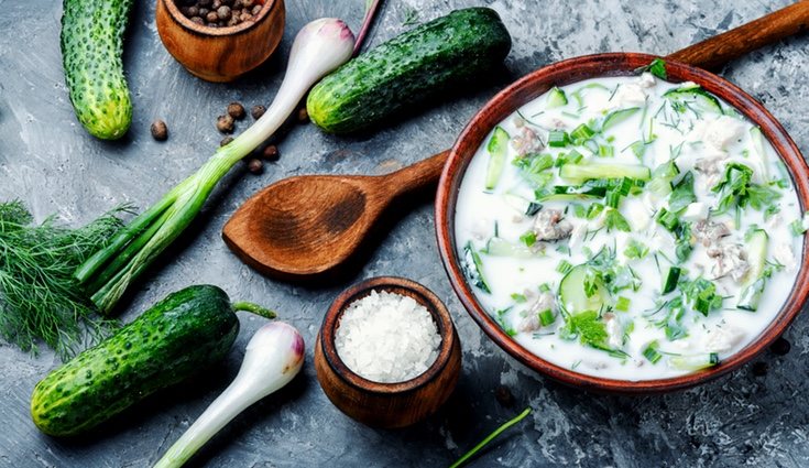 Con kéfir podrás preparar cremas de verduras y vegetales exquisitas