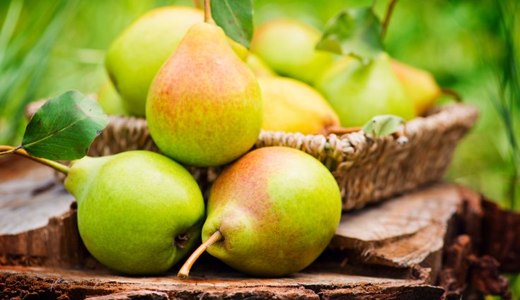 La pera es una de las frutas que menos cantidad de fibra tiene