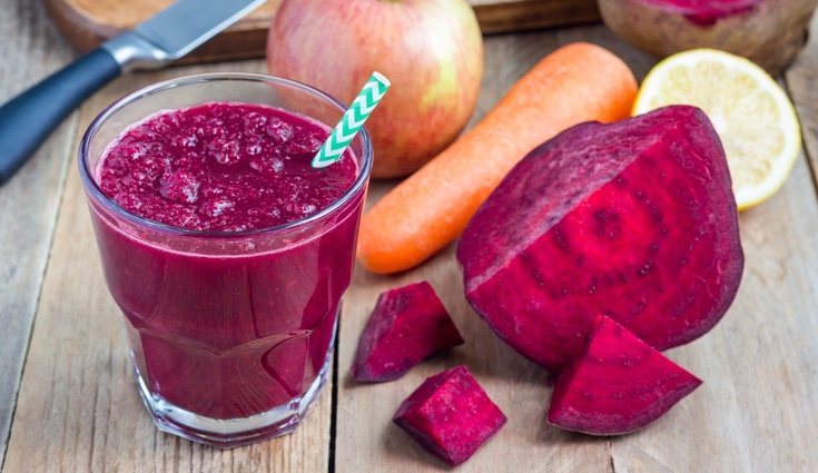 El jugo de limón le da a este batido ese sabor ácido y rico