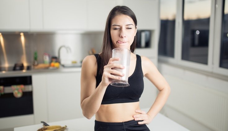 Lo más aconsejable para tomar el batido es después del entrenamiento y para dormir