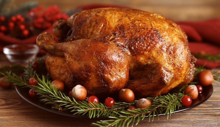 El pavo es uno de los alimentos tradicionales de Navidad