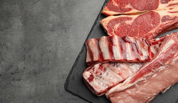 La carne de cerdo está compuesta por una proteína que favorece la concentración de gases