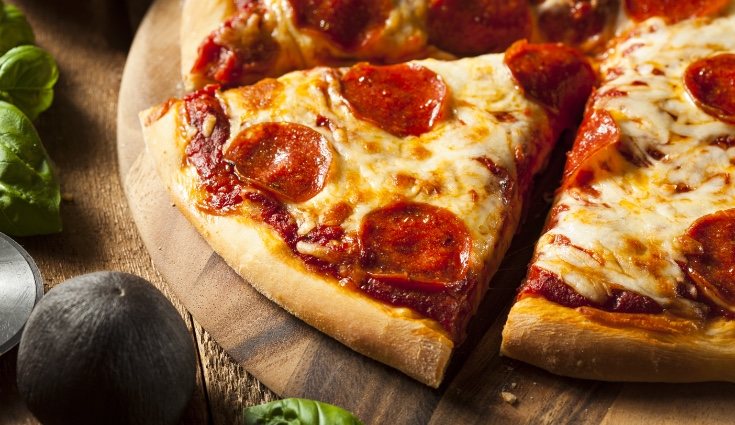 Es recomendable que la pizza esté hecha con alimentos de calidad sin conservantes