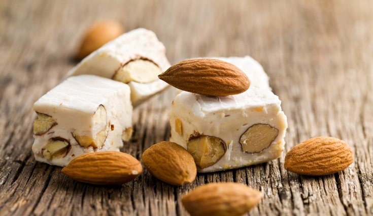 Los turrones pueden contener muchas opciones de frutos secos