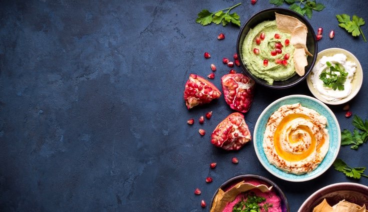 El humus ofrece una gran variedad