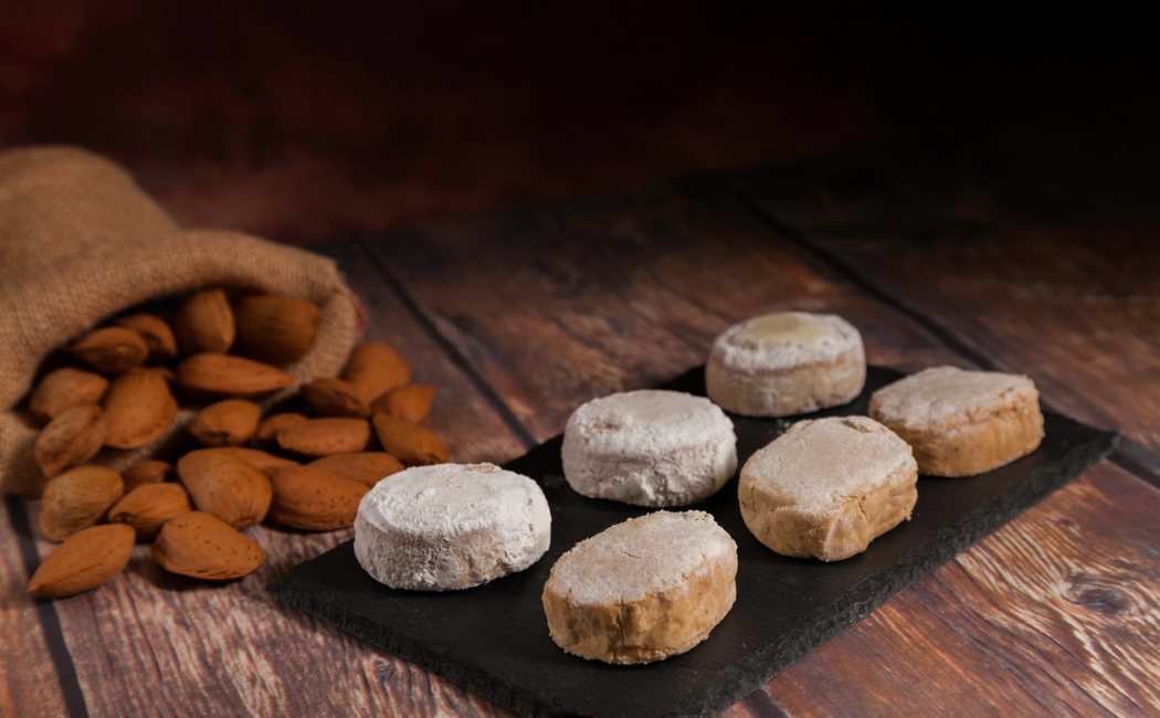 Polvorones fit de almendras y avena